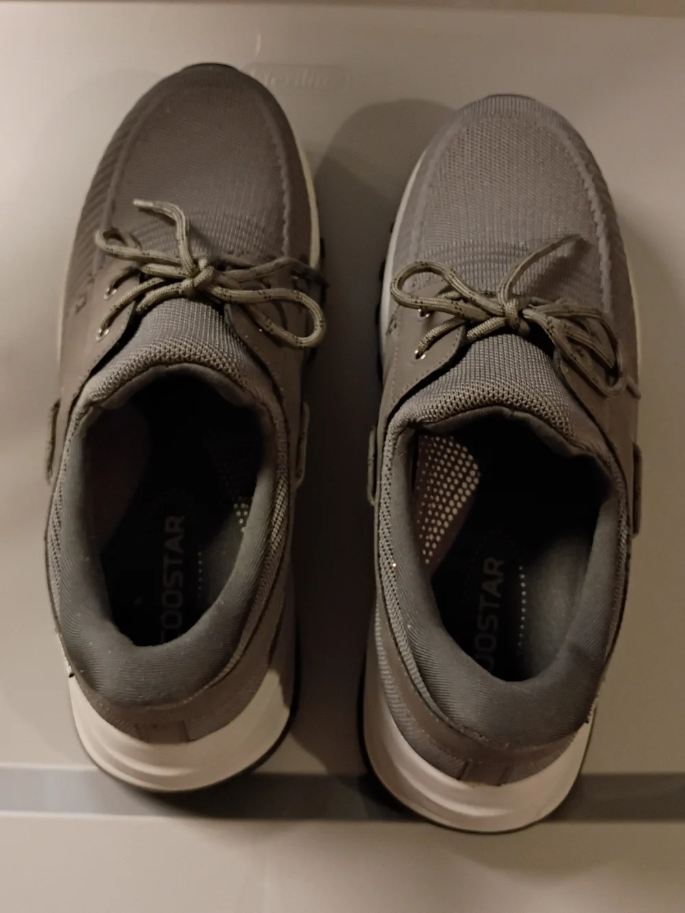 Unbranded Men's Gray Casual Lace-Up Sneakers